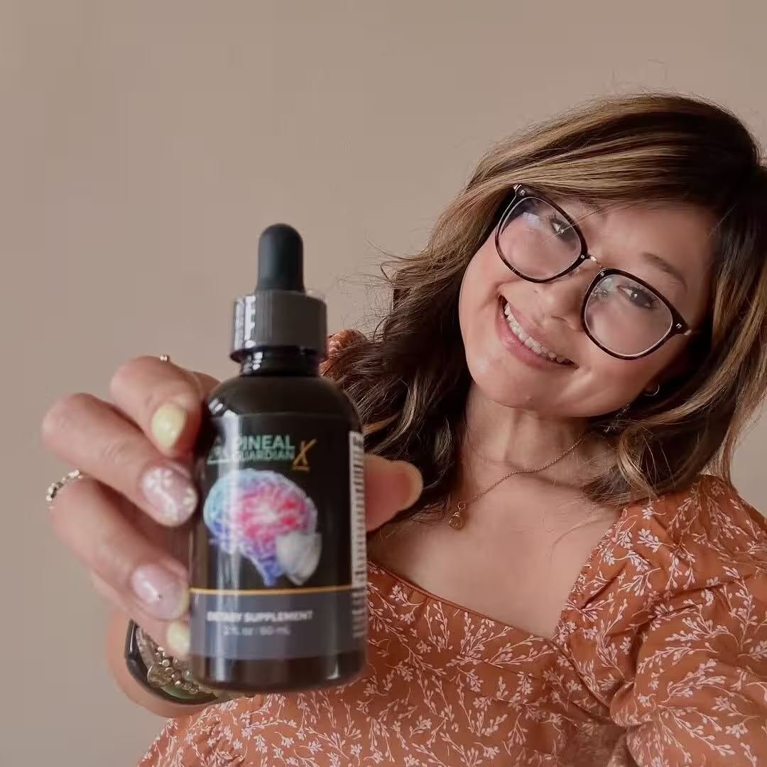 Female customer sharing natural wellness supplement experience